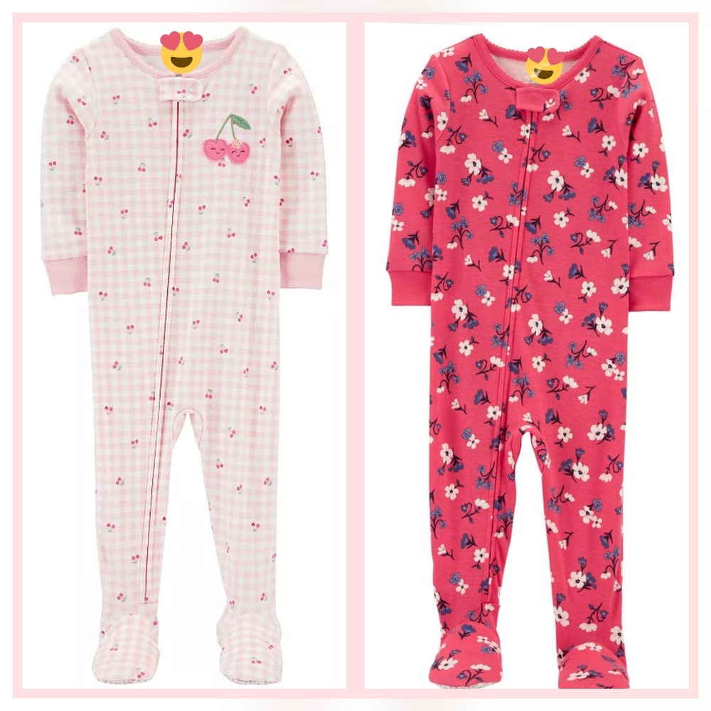 NEW 2 Carter's Footsies, size 5T